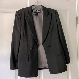 Escada suit (pants and jacket) wool blend